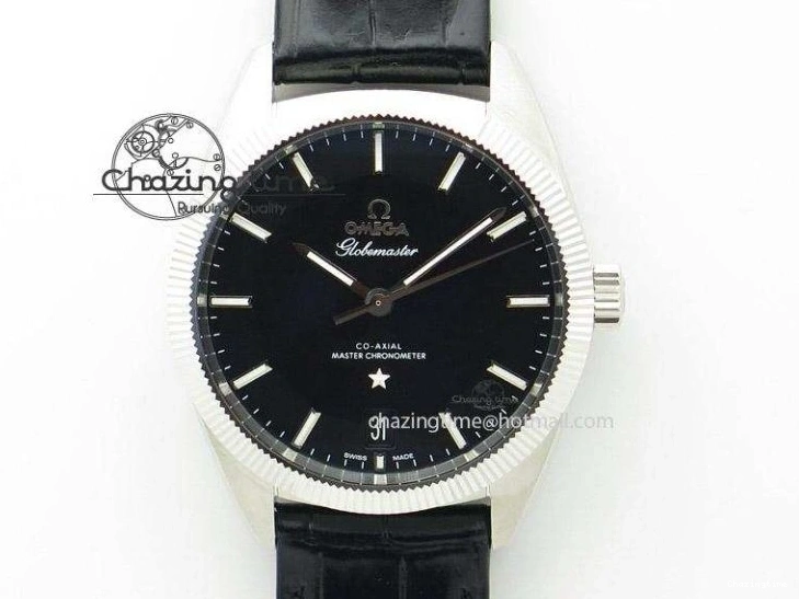 0102 Speedmaster ’57 Co-Axial RG OMF 1:1 Best Edition Black Dial On Leather Strap A9300 (Free Leather Strap) Resilient 8064